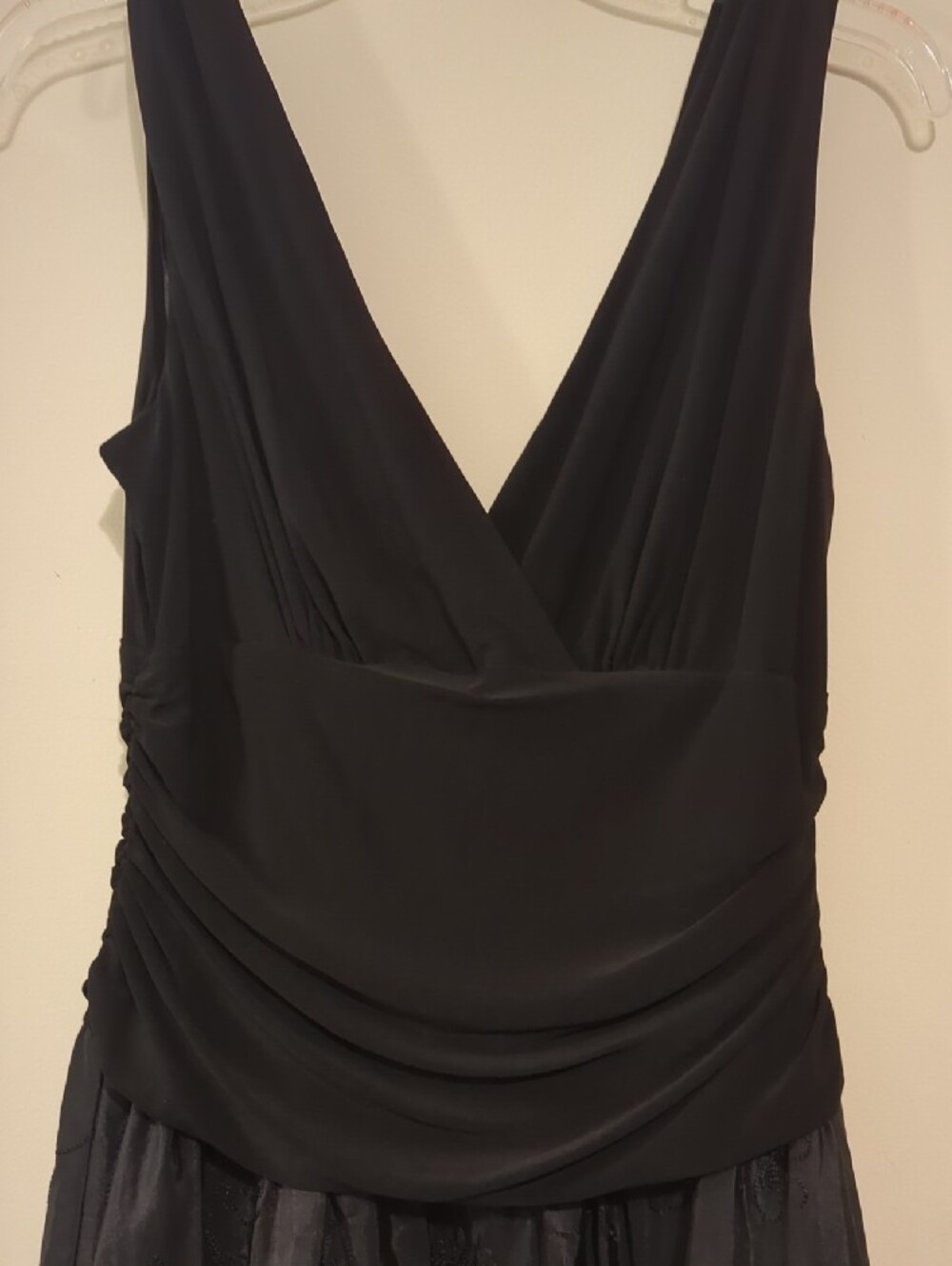S.L. Fashions Black Long Sleeve Dress with Coordinating Bolero - Picture 9 of 10